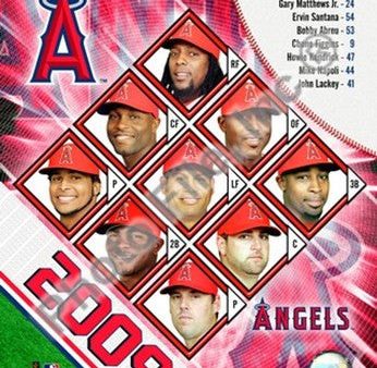 2009 Los Angeles Angels Team Composite Sale