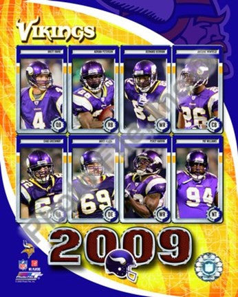 2009 Minnesota Vikings Team Composite Online Hot Sale