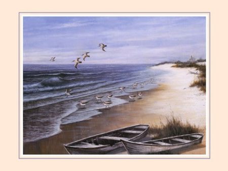 Two Rowboats on Beach Sale