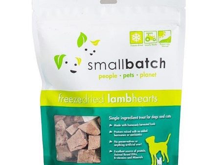 10% OFF: Smallbatch Lamb Hearts Freeze Dried Cat & Dog Treats 3.5oz Online Sale