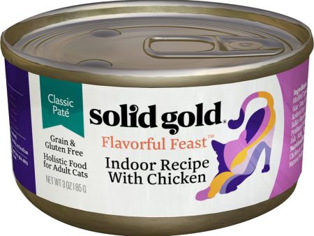 Solid Gold Flavorful Feast Indoor Recipe With Chicken Grain Free Canned Cat Food 3oz Cheap