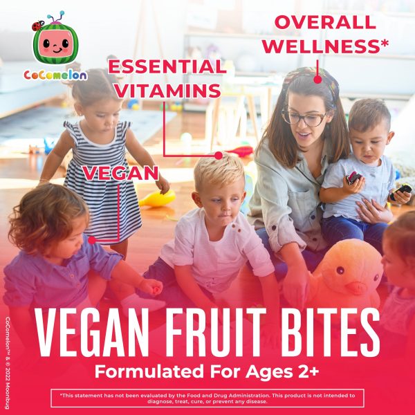 CoComelon Toddler Multivitamin Fruit Bites (30 Count) Fashion