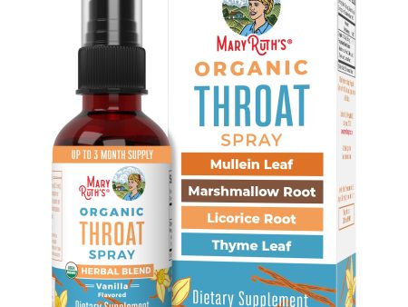 Organic Throat Spray (Vanilla) on Sale