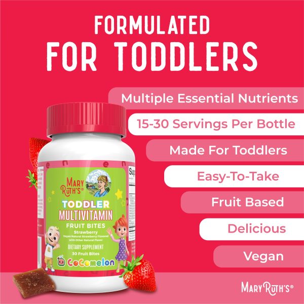 CoComelon Toddler Multivitamin Fruit Bites (30 Count) Fashion