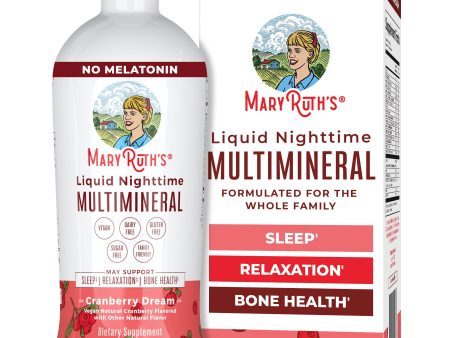 Liquid Nighttime Multimineral (Cranberry) For Cheap